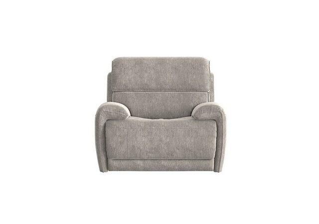 Link Fabric Power Recliner Armchair with Power Headrests - Grey