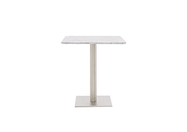 Helsinki Square Dining Table - 60-cm - Carrara Marble