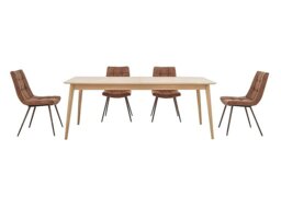 Walker Extending Dining Table and 4 Chairs