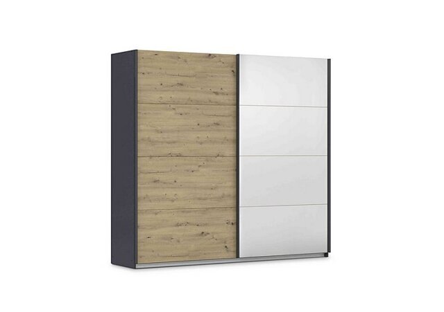 Rauch - Leon 226cm 2 Door Sliding Decor Wardrobe with Mirror Door