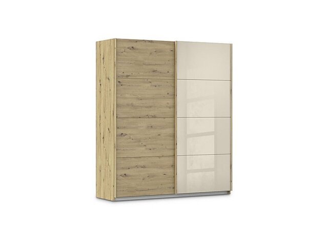 Rauch - Freja 181cm 2 Door Sliding Decor Wardrobe With Glass Door