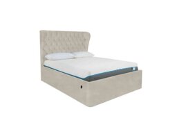 Kendall Electric Ottoman Bed Frame - Double - Savannah Almond