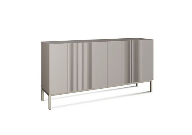 Delta 4 Door Sideboard with Smart LED Lighting - Grey