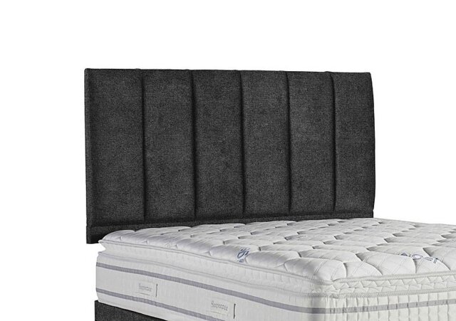Sleepeezee - Spire Strutted Headboard - King Size - Queens Ash Grey