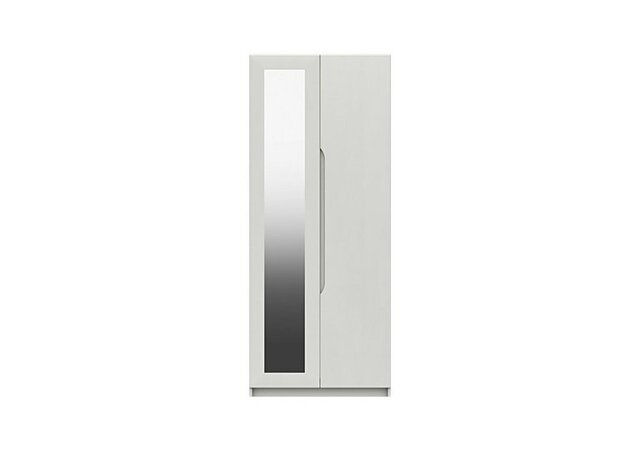London Bedrooms - St Pancras 2 Door Wardrobe with Mirror - White