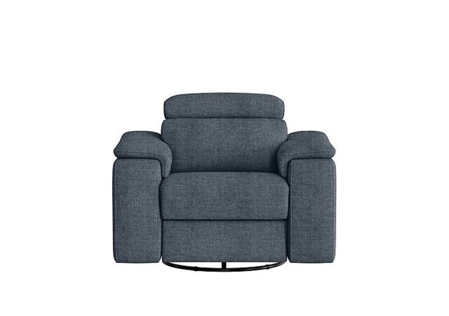 Nicoletti - Davide Fabric Swivel Rocker Power Recliner Chair