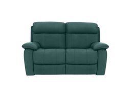 World of Leather - Moreno 2 Seater NC Leather Sofa with Power Recliner - NC Lake Green