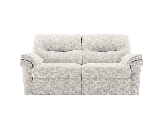 G Plan - Seattle 2.5 Seater Fabric Sofa - No Recliner - Rush Cream - Sofas and Armchairs - In Time for Christmas