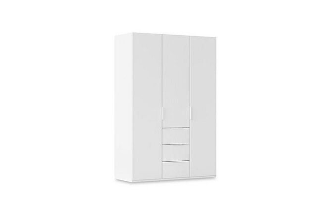 Rauch - Haven 151cm 3 Door Combi Wardrobe with Décor Doors - Alpine White