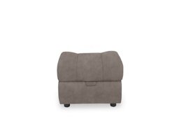 Aero Fabric Storage Footstool - Marble Charcoal Grey