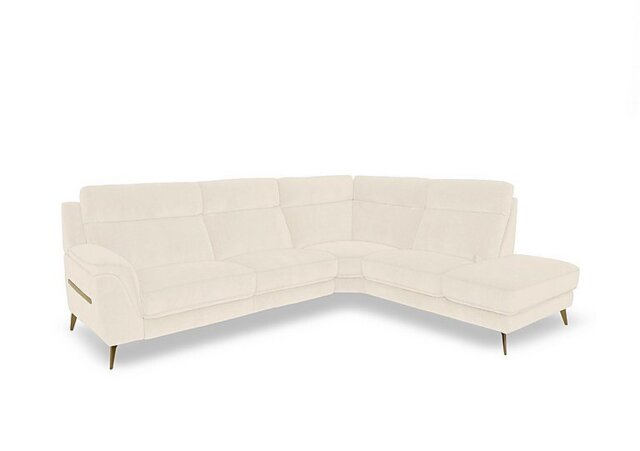 Eclipse Fabric Right Hand Facing Corner Sofa with Chaise End Storage