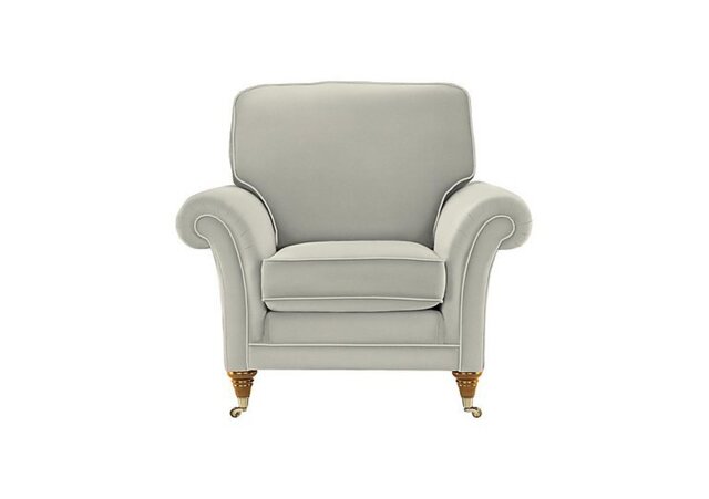 Parker Knoll - Burghley Leather Chair - Como Dove
