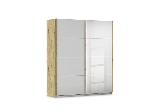 Rauch - Freja 181cm 2 Door Sliding Glass Wardrobe With Mirror Door