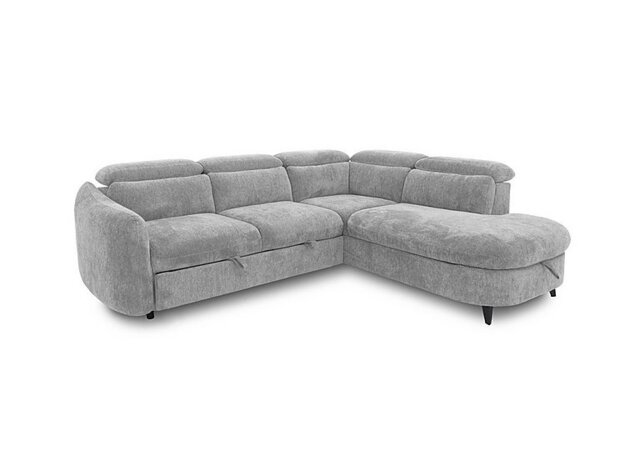 Snooze Right Hand Facing Corner Sofa Bed with Chaise End Storage