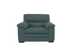 World of Leather - Cozee Leather Armchair - BV Lake Green