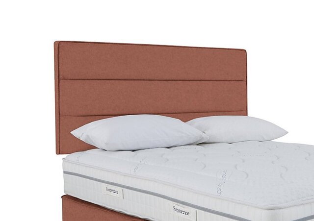 Sleepeezee - Jack Strutted Headboard - Double - Burnt Orange