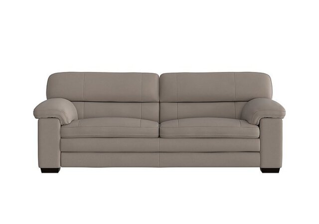 World of Leather - Cozee Fabric 3 Seater Sofa - Silver