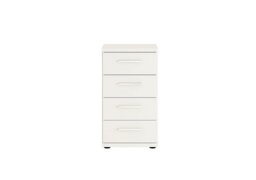 Kempton 4 Drawer Narrow Chest - White