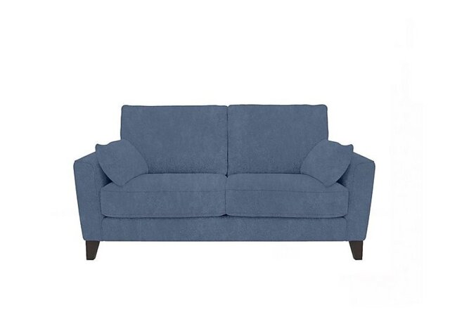 Brondby 2 Seater Fabric Sofa - Silverish Blue