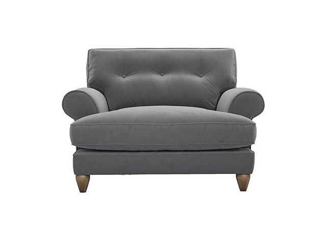 The Lounge Co. - Bronwyn Fabric Classic Back Snuggler - Koala Cub with Walnut Feet