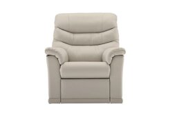 G Plan - Malvern Leather Armchair - Capri Putty