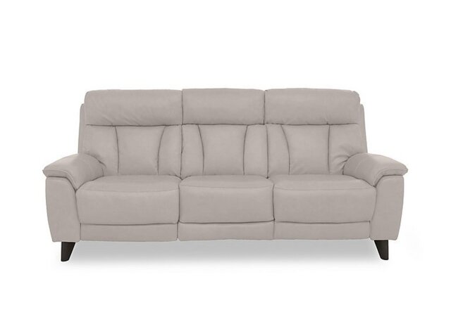 World of Leather - Dreamer NC Leather 3 Seater Power Recliner Sofa with Power Headrests - Feather