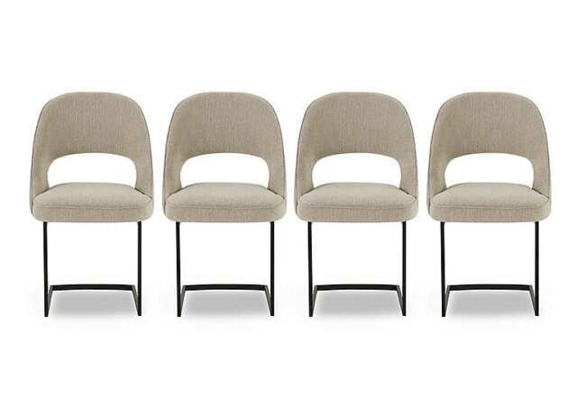 Tiber Set of 4 Cantilever Dining Chairs