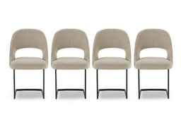 Tiber Set of 4 Cantilever Dining Chairs