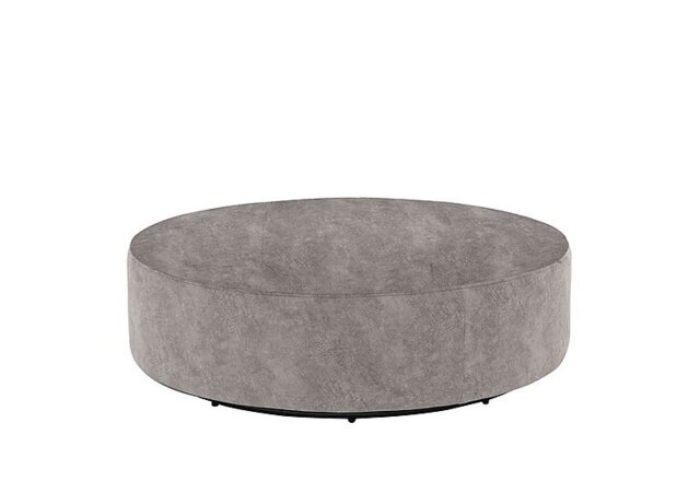 Mariah Fabric Twister Footstool - Dapple Silver