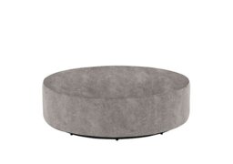 Mariah Fabric Twister Footstool - Dapple Silver