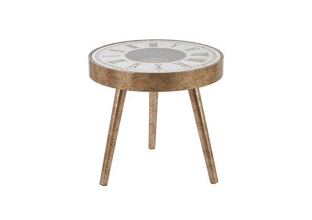 Malia Mirrored Clock Table