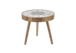 Malia Mirrored Clock Table