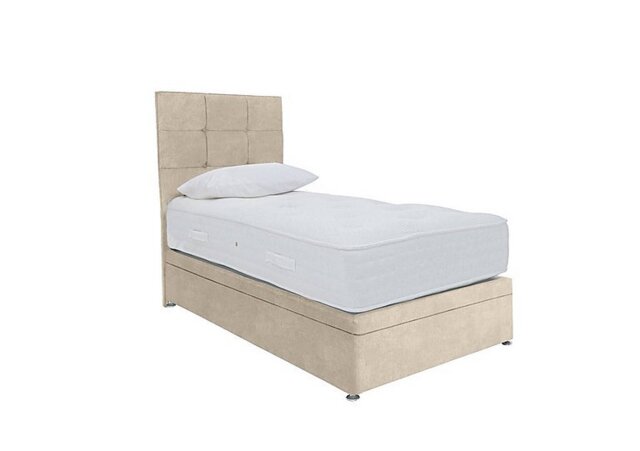 Sleep Story - Luxury 2000 Side Ottoman Divan Set - Small Single - Lace Ivory