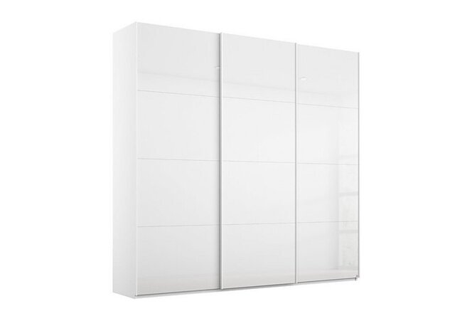 Rauch - Formes Glass 3 Door Sliding Wardrobe - White/White Front