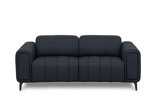Elphaba Leather 3 Seater Sofa with Storage Arms
