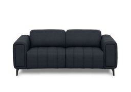 Elphaba Leather 3 Seater Sofa with Storage Arms