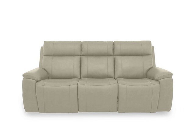 Aero Leather 3 Seater Power Recliner Sofa with Power Headrests