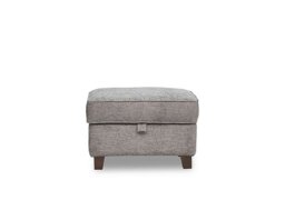 Tabitha Storage Footstool - Ivory