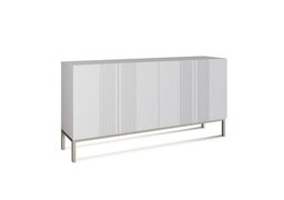 Delta 4 Door Sideboard with Smart LED Lighting - White
