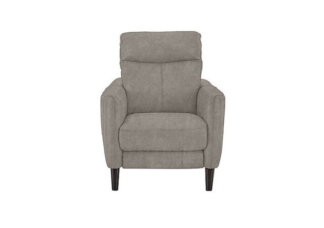 Compact Collection Petit Fabric Armchair - Silver