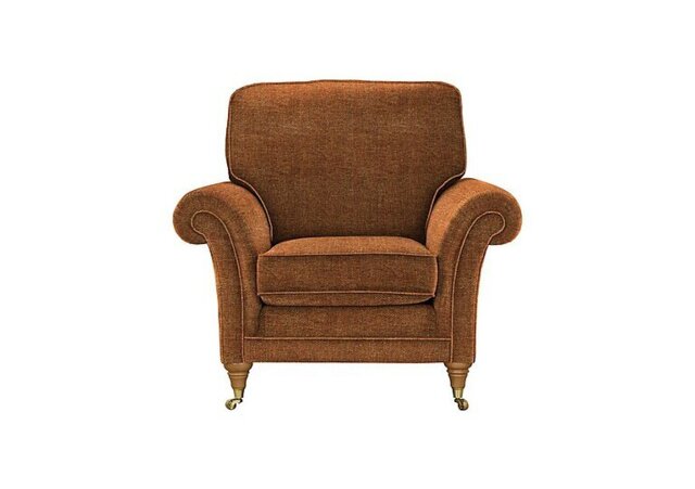 Parker Knoll - Burghley Fabric Armchair - Baslow Pln Mberry