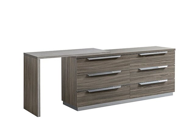 Venezia 6 Drawer Double Chest with Dresser Extension