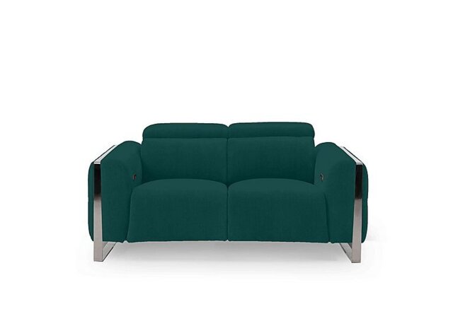 Gisella Fabric 2 Seater Power Recliner Sofa with Power Headrests - Opulence Teal