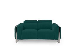 Gisella Fabric 2 Seater Power Recliner Sofa with Power Headrests - Opulence Teal