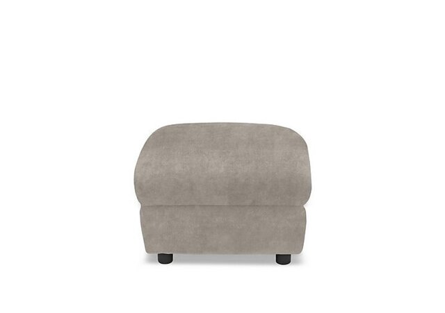 Raven Fabric Footstool - Marble Cream