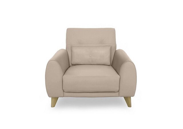 World of Leather - Malmo Leather Chair - BV Pebble