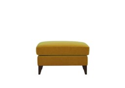 The Lounge Co. - Romilly Fabric Footstool - Golden Spice