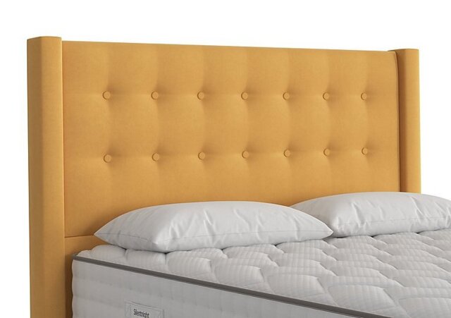 Meadow Floor Standing Headboard - King Size - Luxury Ochre