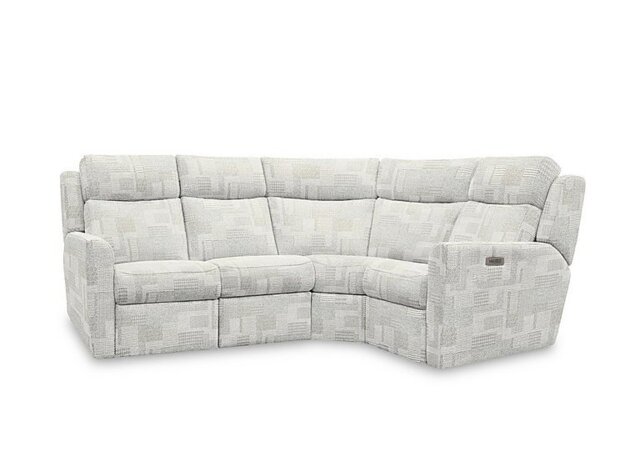 G Plan - Wren Small Fabric Corner Sofa with Power Recliner - Lydia Blush