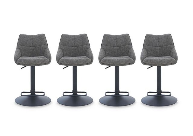 Kiara Set of 4 Swivel Bar Stools